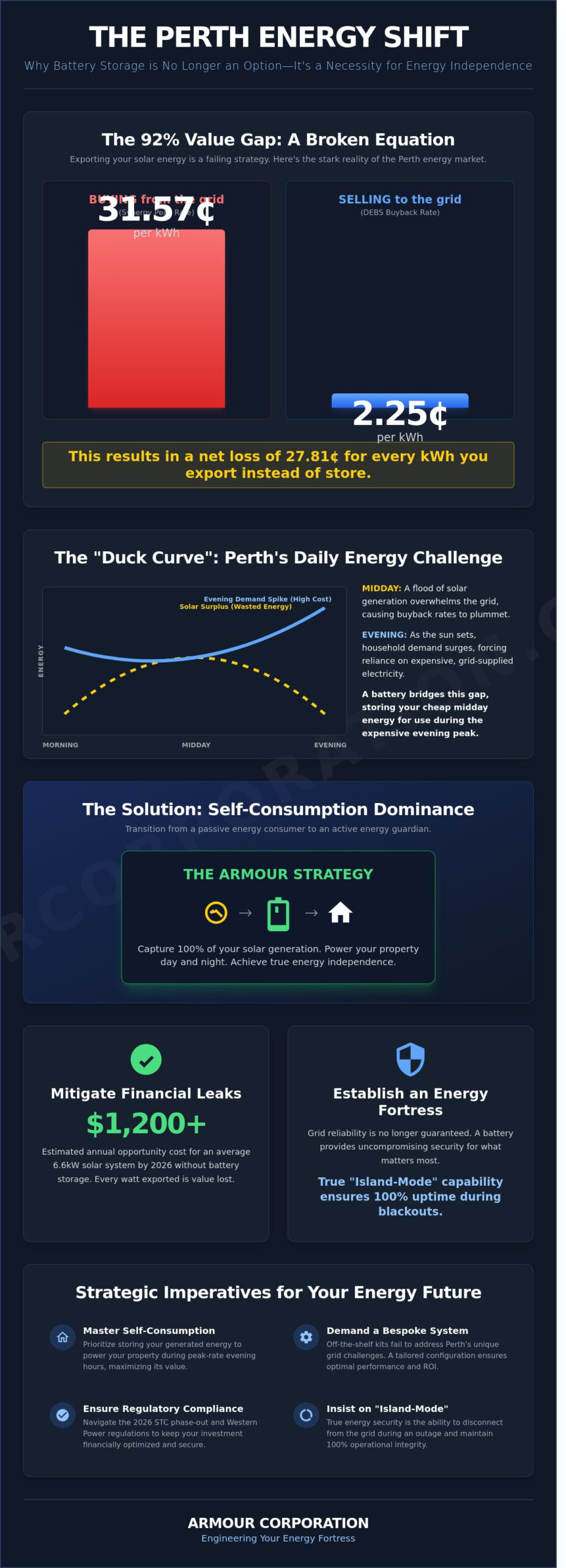 Battery Storage Solutions Perth: The 2026 Guide to Energy Independence - Infographic